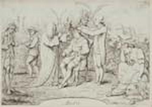 3 Works : Argus ; Crumbs of Comfort ; Jove in his Chair by James Gillray