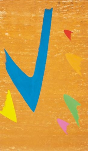 Artwork by Jack Bush, GLIDE, Made of Acrylic on canvas