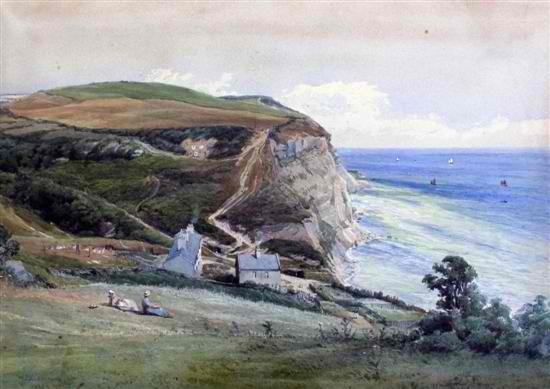 Ecclesbourne Glen, Hastings by William Edwards Croxford, 1887