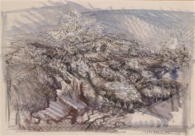 Artwork by Hans Praetterhoffer, Blooming landscape, Made of watercolour on paper