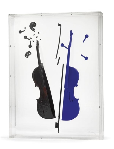 Arman、Allure de Violon、希少画集画、新品額装付 Arman、Allure de Violon、希少画集画、新品額装付