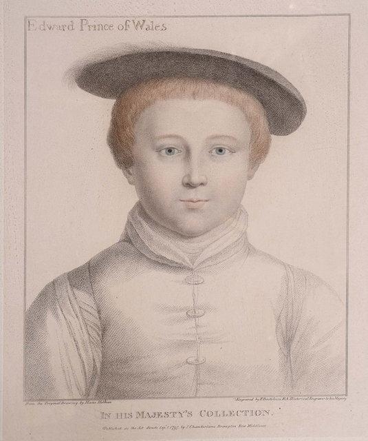 Edward Prince of Wales from the Original Drawing in His Majesty's Collection by Francesco Bartolozzi