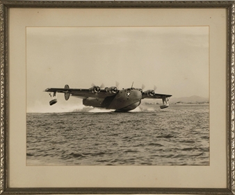 Depicting the flying boat PB2Y Coronado, built by Consolidated Vultee Company - Otto Menge