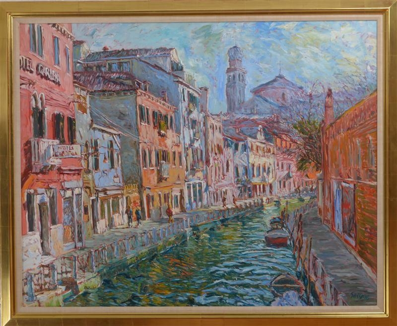 Artwork by Marco Sassone, Hotel Gardnena, Made of Oil on canvas