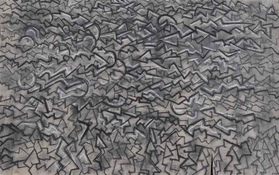 Untitled (Pair of Abstract Compositions)