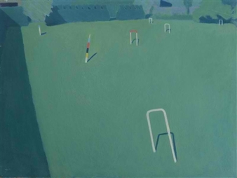 Croquet Lawn, Northamptonshire - David Scott