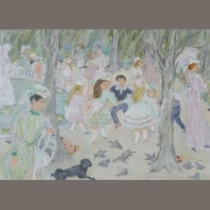 Au parc Monceau by Jocelyne Seguin