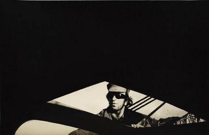 Artwork by Gary Baigent, Chris Doudney off Little Barrier Island, Made of vintage gelatin silver print