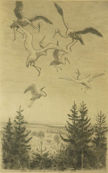 Vogelreigen by Hans Thoma