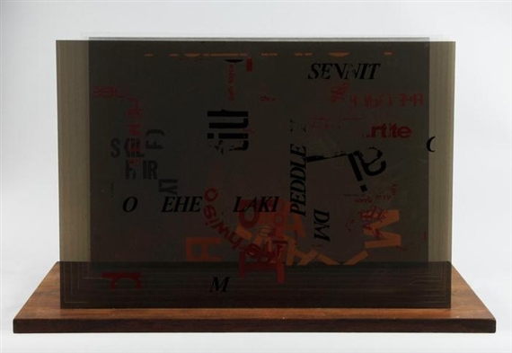 Not Wanting To Say Anything About Marcel, Plexigramm II by John Cage, 1969