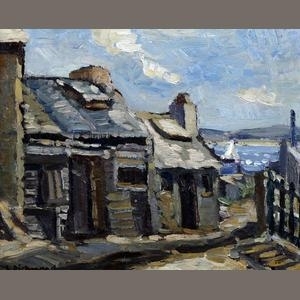 Cottages by the coast by Leonard Richmond