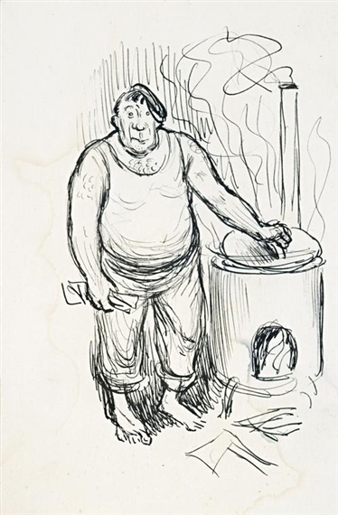 6 works: Figure Studies by William Dobell