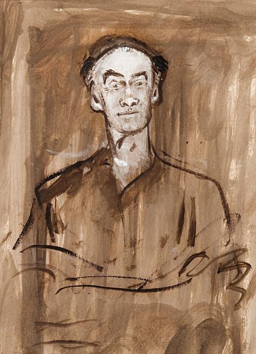 Artwork by William Dobell, 5 works: Portrait Studies, Made of various media