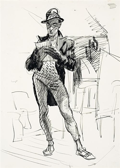 5 works: Figure Studies by William Dobell