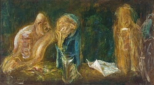 Study for 'Beer, Fish and Chips