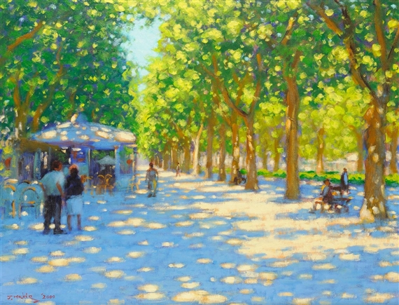 The avenue of tranquillity, Montpelier by John Mackie, 2000