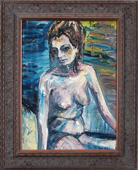 SEATED NUDE by David Padworny, 2009