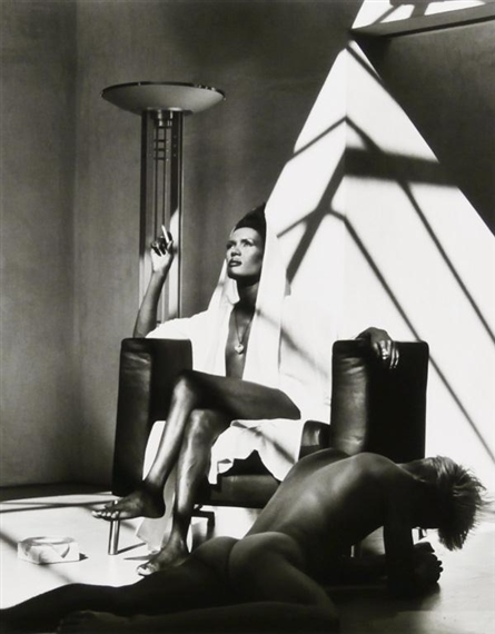 GRACE JONES & ULIK by Greg Gorman, 1989