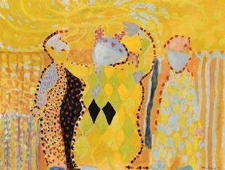 The Three Jesters by Jon Molvig, 1951