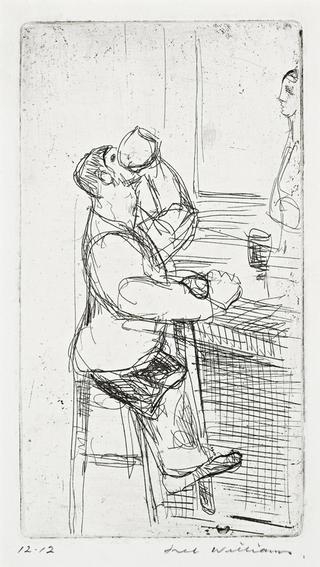 Artwork by Fred Williams, One Pint, Made of Etching, engraving, drypoint