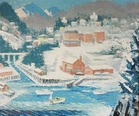 Rockport Harbor, Winter by Caroll Thayer Berry