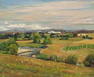 Canberra Landscape (Old Parliament House) - Douglas Robert Dundas