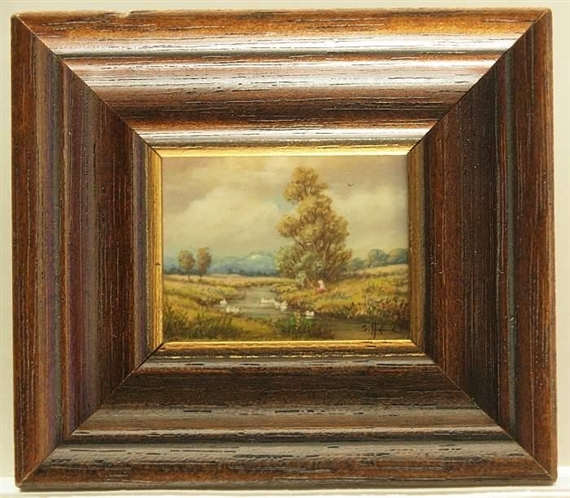 Ducks in the creek by Siegfried Hafeneder