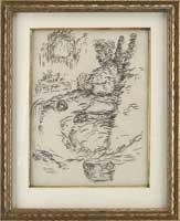 OLD MAID CROCHETING by Marsden Hartley, 1908