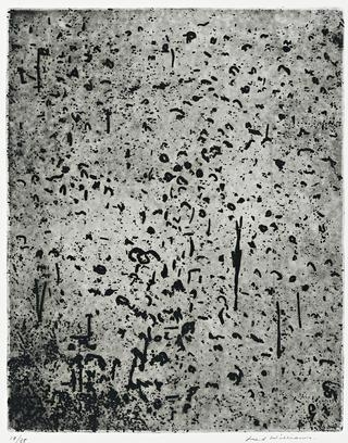 Artwork by Fred Williams, Forest of Gum Trees, Made of etching and mezzotint