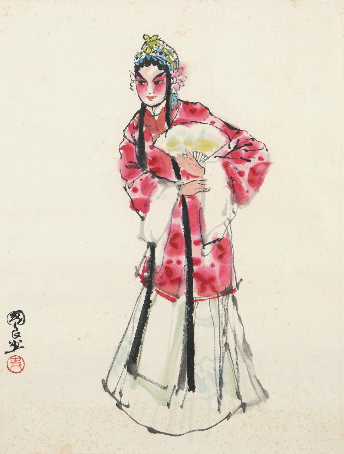 Shi Guoliang CHINESE OPERA CHARACTERS MutualArt