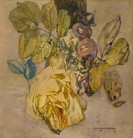 Winter Rose by Charles Rennie Mackintosh, 1916