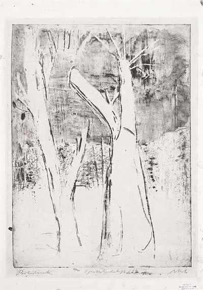 Winterlandschaft by Rolf Nesch, 1930