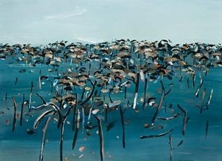 Burnt Landscape, Upwey by Fred Williams, 1968