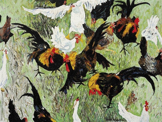 Chooks by William Robinson, 1980