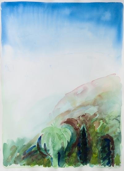 A Tropical Hillside by William Tillyer, 1983