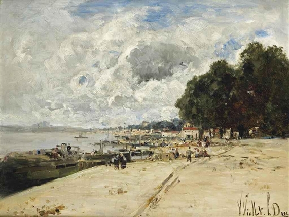 Le Quai de Bercy, Paris by Victor Viollet-le-Duc