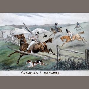 27 Works: Jolly Hunting with the Stag Hounds together with title page and index - W. R. Sculthorpe