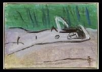 Artwork by Shohei Matsuda, Nude, Made of oil on canvas