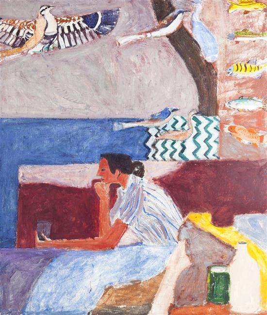 Paton Miller | Woman at the Ocean (1988) | MutualArt