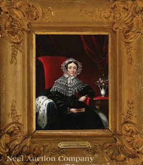 Portrait of Lady Carolina Scott Douglas (1774-1854), relict of Charles Douglas, 6th Marquess of Queensberry Scotland - Henrietta G. Gubbins