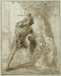 The death of Archimedes by Felix Christoph Cajetan Fuchs