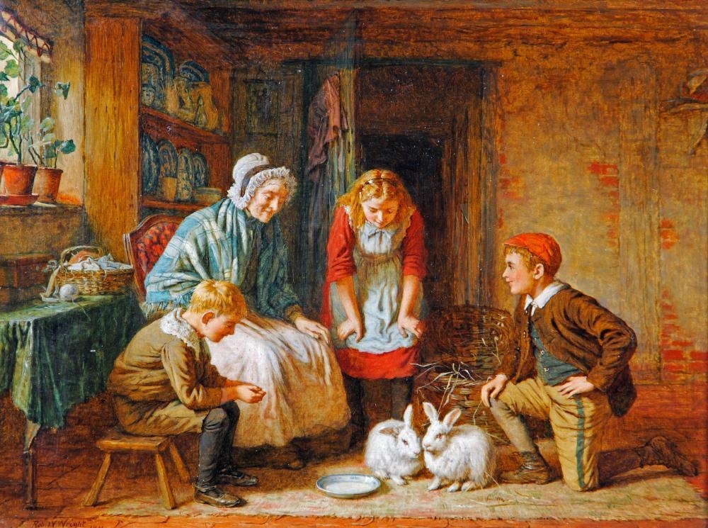 Robert W. Wright | 2 Works: Feeding the Rabbits and The Chess Game ...