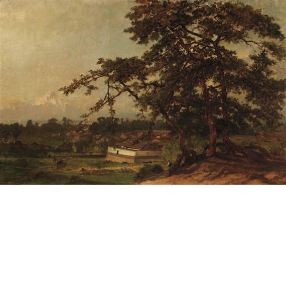 Japanese Pines by Winckworth Allan Gay, 1880