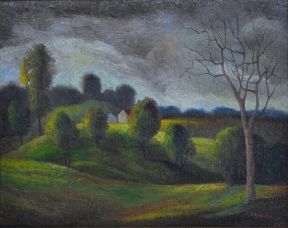 The Red Roof by George Duncan