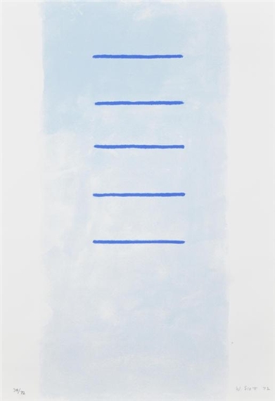 Five on the rectangle, from a Poem for Alexander by William Scott, 1972