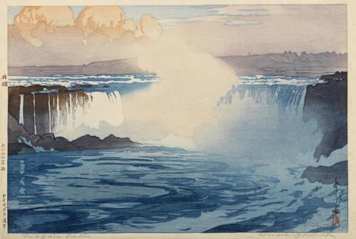 Hiroshi Yoshida Naiyagara Bakufu And Niagara Falls 1925 MutualArt