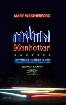 Mary Weatherford: Manhattan - Kathryn Brennan Gallery