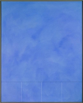 Monochrome Blue, 1977 - Milan Mrkusich