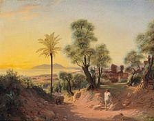 Terracina by Jørgen Roed, 1838