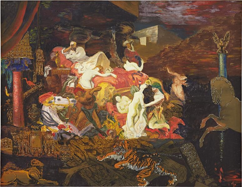 Artwork by J.P. Munro, "S" is for Sardanapalus, Made of oil on linen